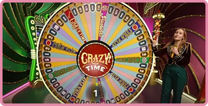 Watch the host spin the wheel